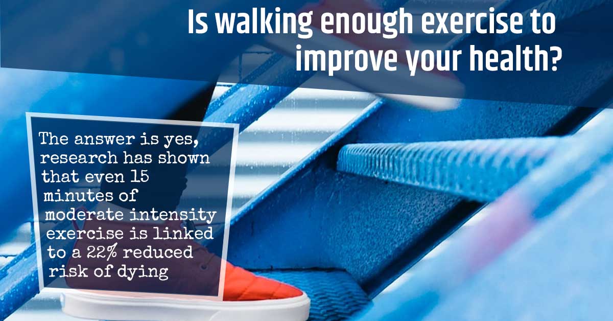 Is Walking Enough Exercise to Improve Your Health?